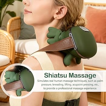 Portable neck and cervical massager